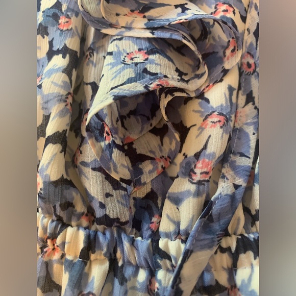 Lauren Ralph Lauren Women's Floral Crinkle Georgette Dress - Picture 4 of 8